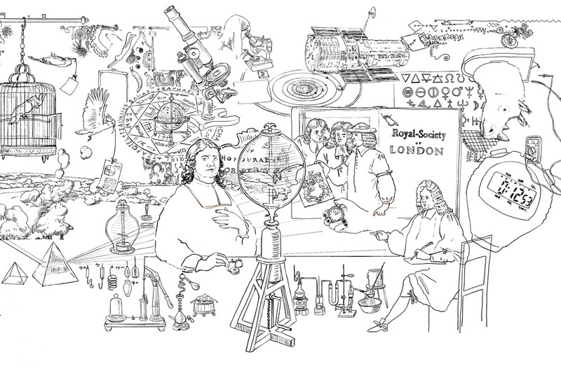 Horizons_Erfindung-der-Objektivitaet_1_Geschichte_der_Wissenschaft_bunterhund-Illustration